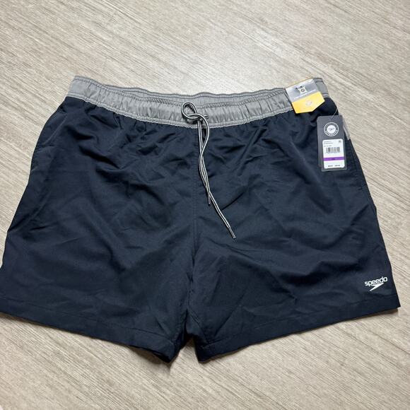 Speedo Men's 5.5" Swim Shorts NWT 2XL Swimsuit Trunks UPF 50+ 4 Way Stretch - Picture 1 of 9
